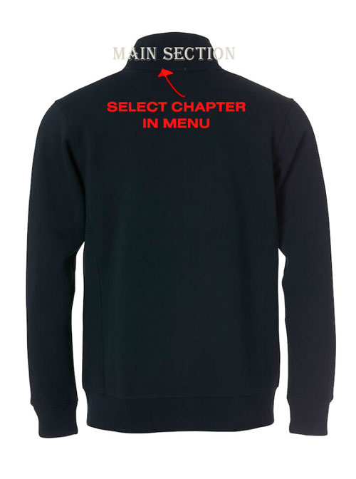 Alternative view of PMEMC Eagle Cardigan