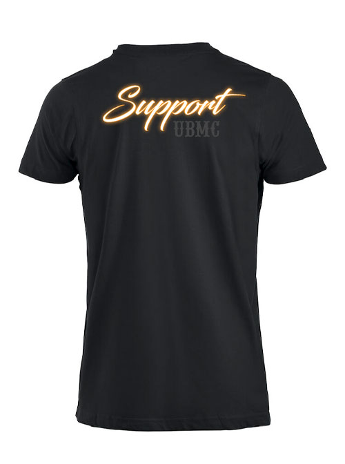 Alternative view of UBMC Support American Tee (D5S)